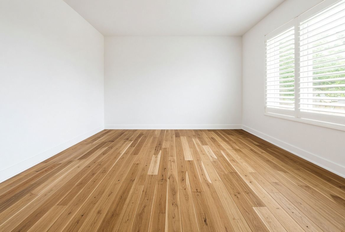 Bright oak room