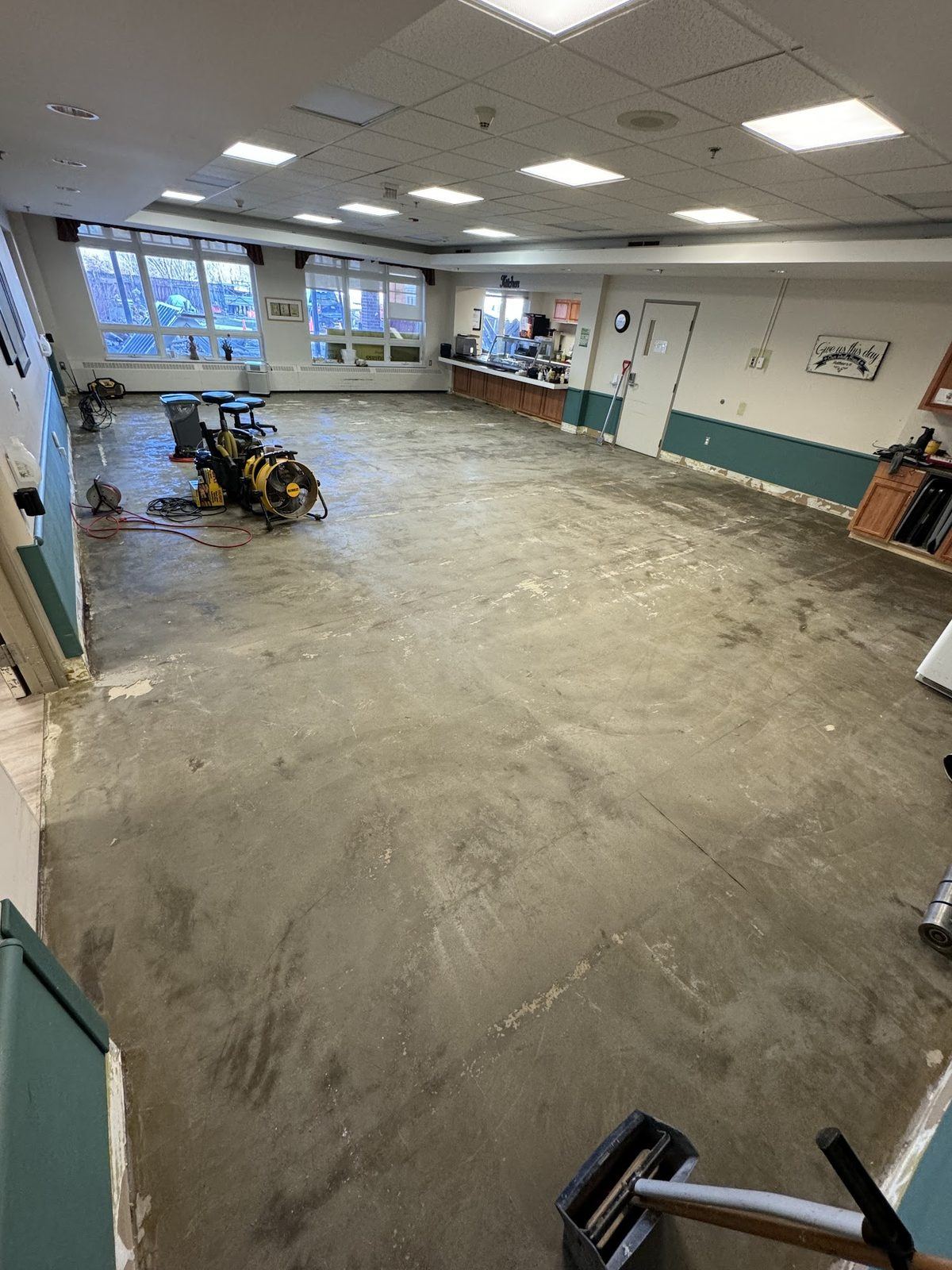 Demolition and floor prep