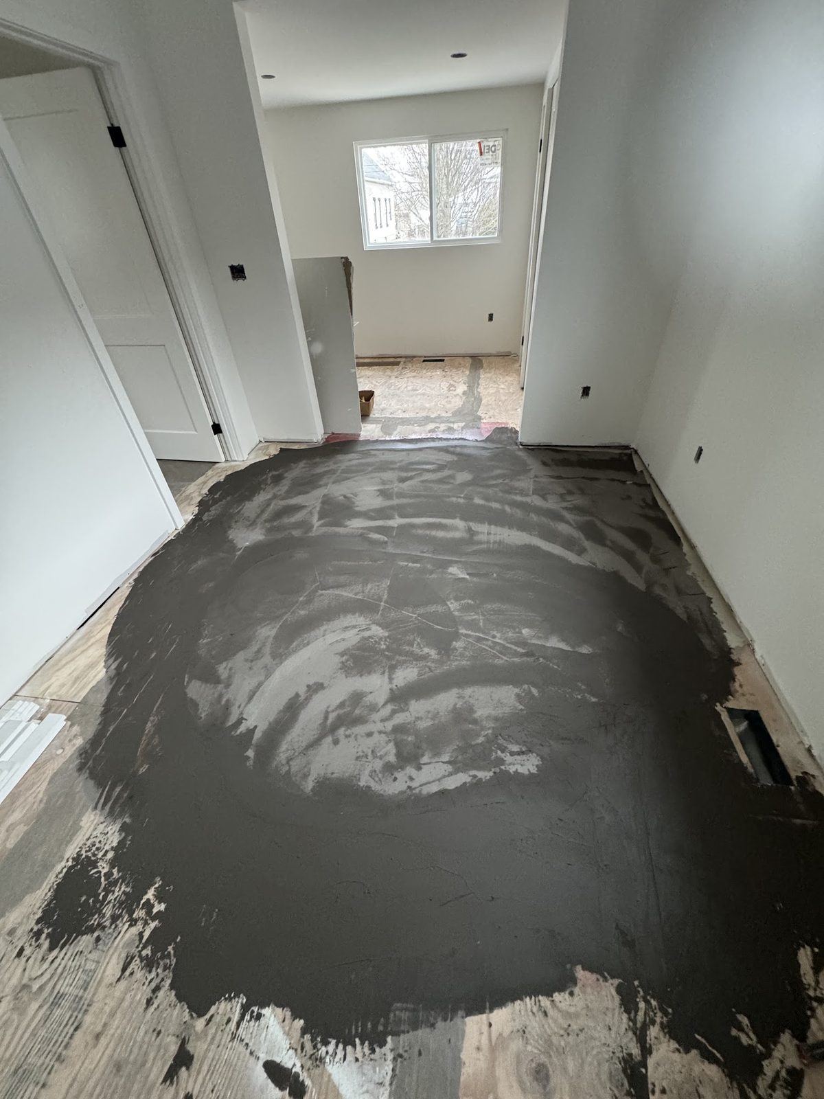 Floor levelling and prep