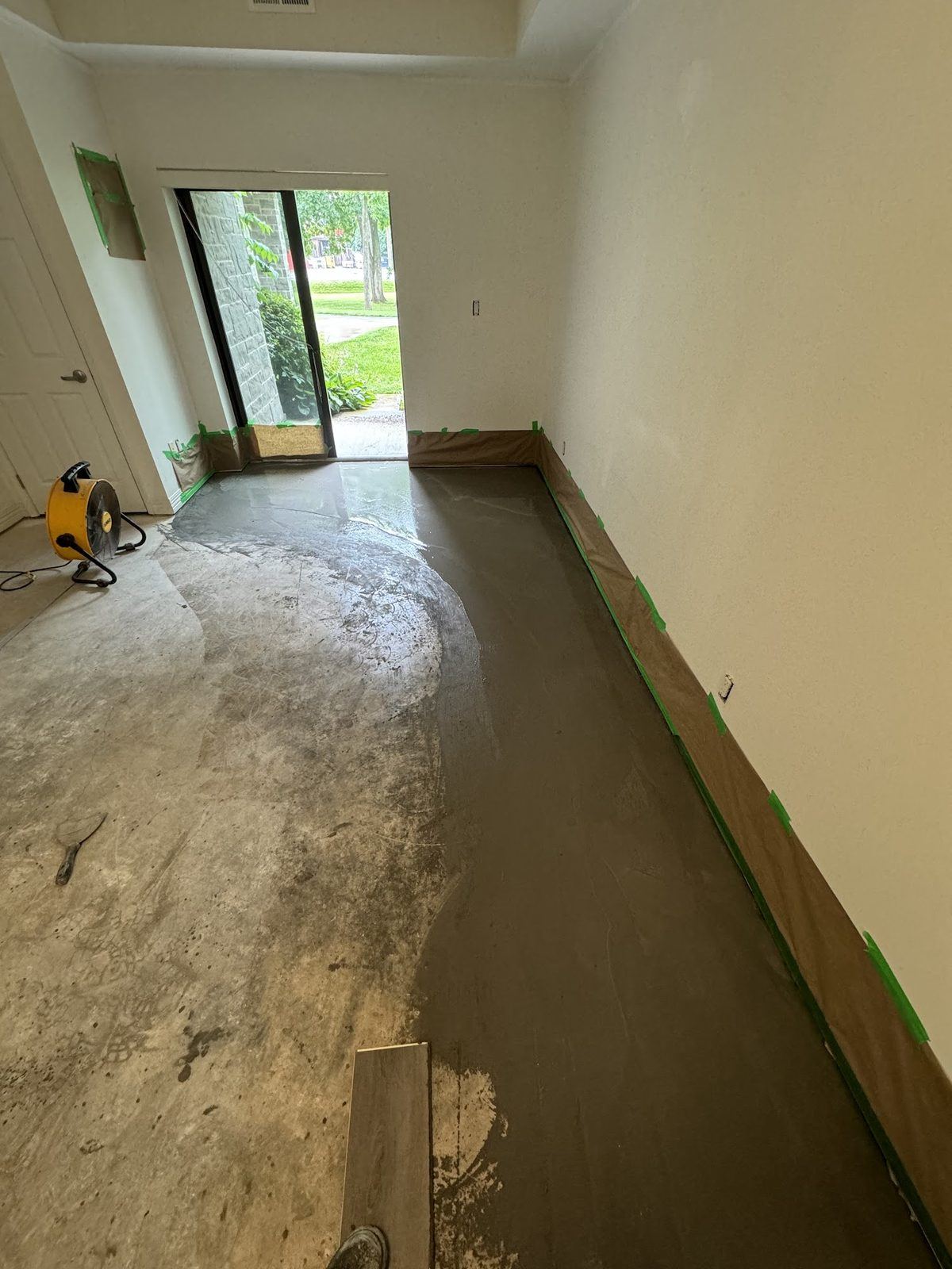 Demolition and floor prep