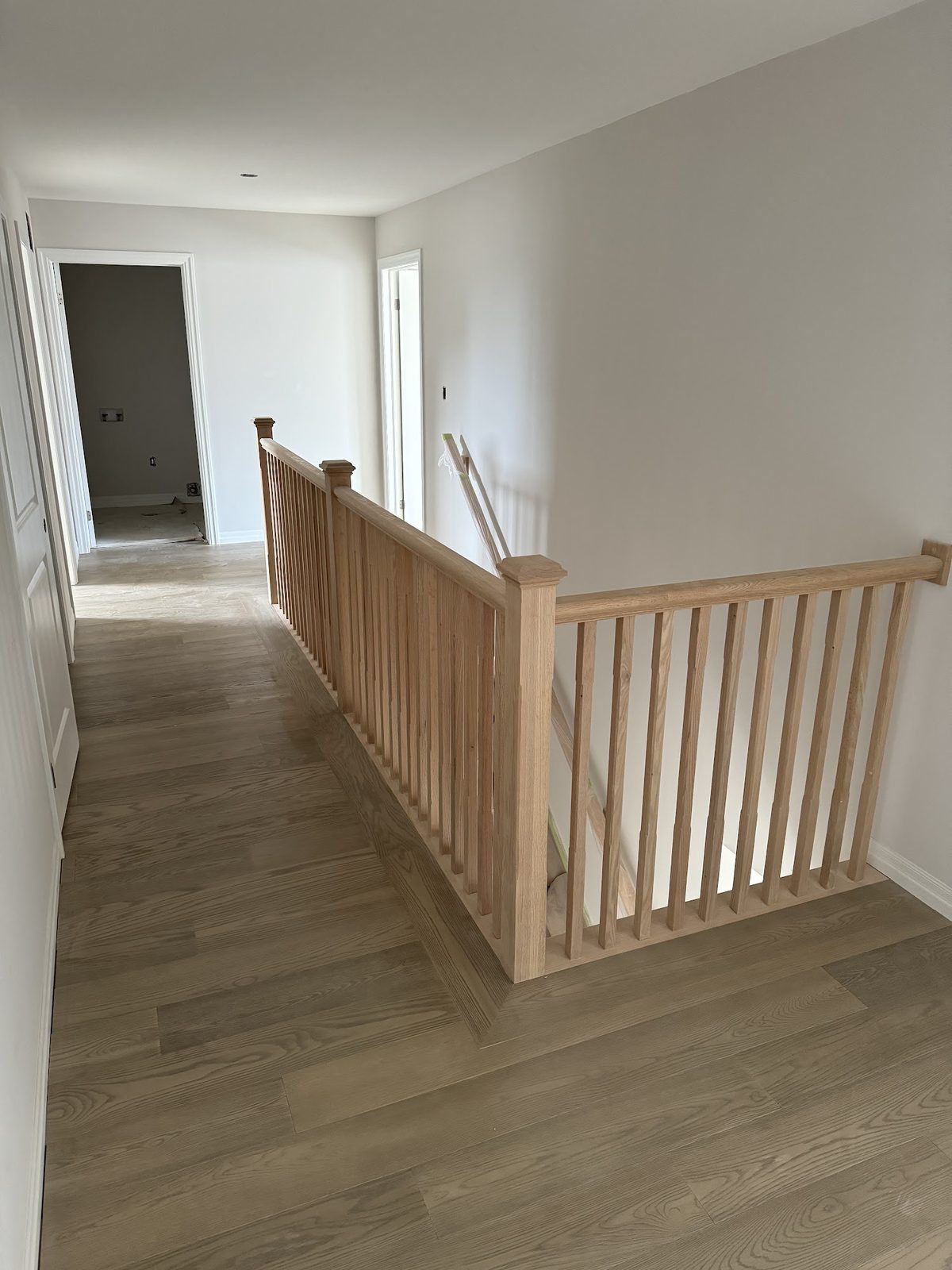 Hardwood upstairs hall